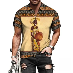 Chemise Africaine pour homme en imprimé coloré