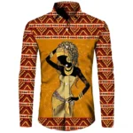 Chemise homme avec touches culturelles
