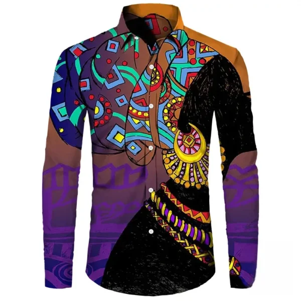 Chemise Homme Imprimé Africain - vue 6
