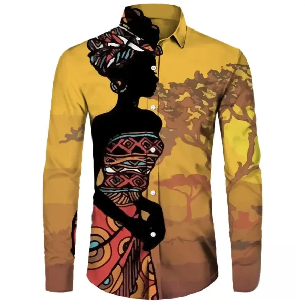 Chemise Homme Imprimé Africain - vue 8
