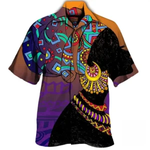 Chemise à motifs traditionnels africains