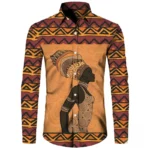 Chemise unique avec print africain