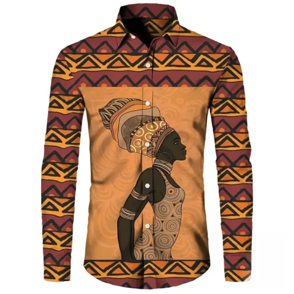 Chemise unique avec print africain