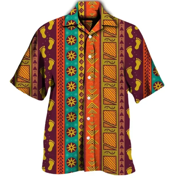 Chemise homme style africain en coton léger et confortable