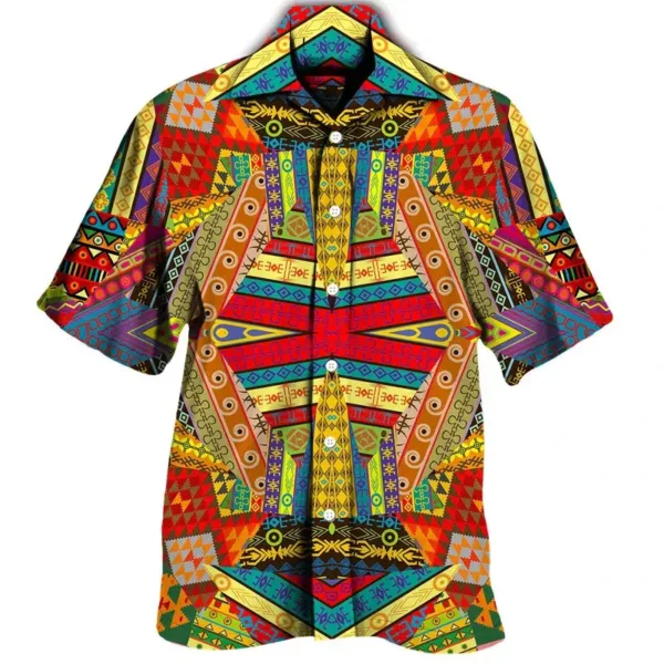 Chemise homme inspirée de la culture africaine
