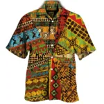 Chemise homme tendance avec motifs africains uniques