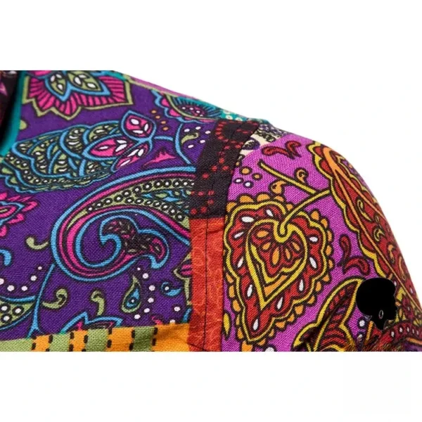 Chemise élégante pour homme en tissu africain