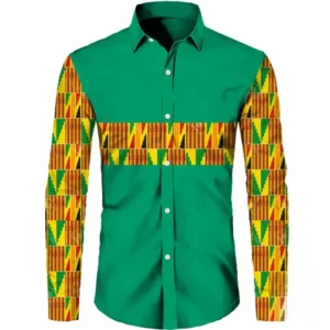 Vêtement masculin en tissu traditionnel africain