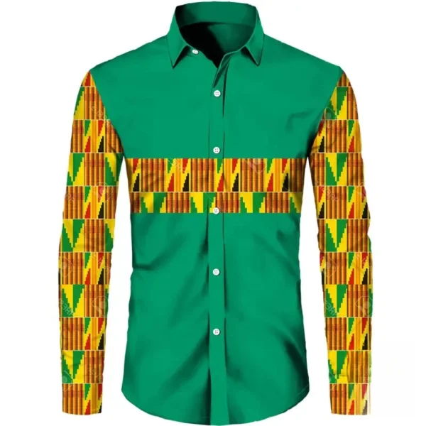 Vêtement masculin en tissu traditionnel africain