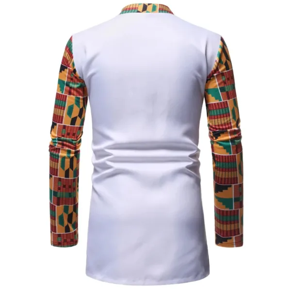 Vêtement masculin africain, chemise longue élégante