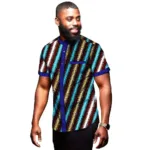 Mode homme : chemise imprimée d'inspiration africaine