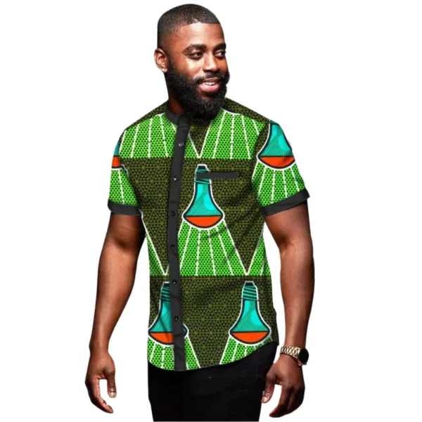 Chemise stylée à motifs pour toutes occasions