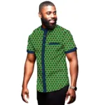 Vêtement homme avec imprimé culturel africain