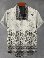 Mode masculine : chemise africaine au design audacieux