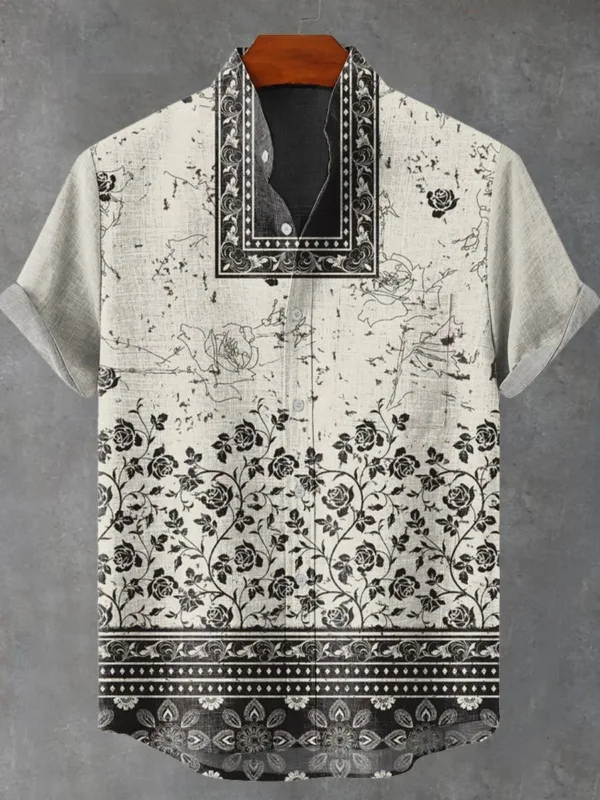 Mode masculine : chemise africaine au design audacieux