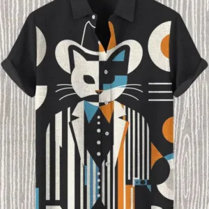 Chemise Tribal pour homme, style africain moderne