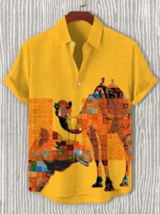Vêtement traditionnel africain pour homme, chemise