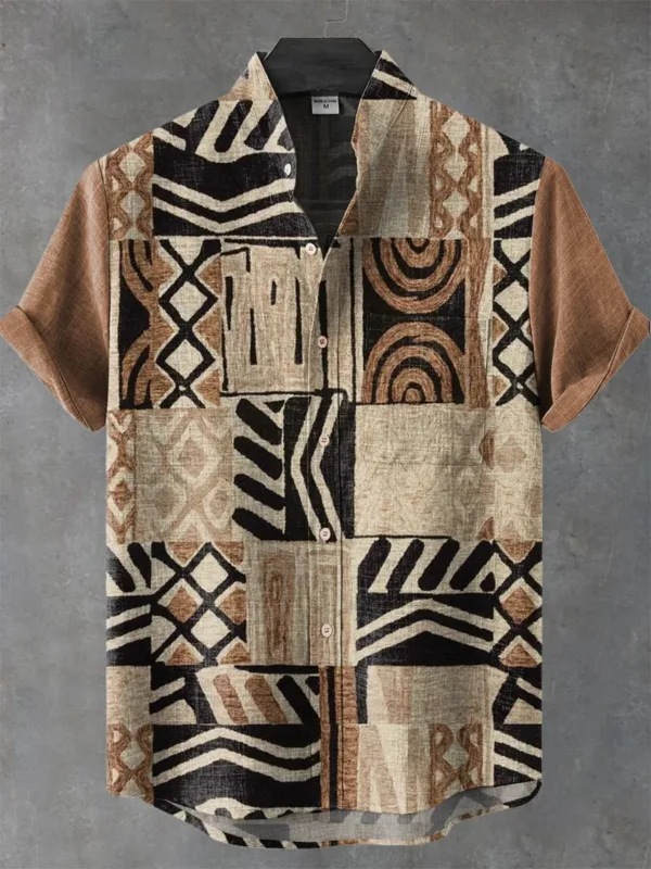 Chemise africaine moderne pour homme, look décontracté