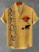Chemise africaine pour homme, style culturel vibrant