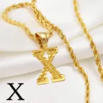 Collier Africain avec initiale élégante - vue 3