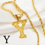 Collier Africain avec initiale élégante - vue 4
