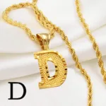 Collier Africain avec initiale élégante - vue 5