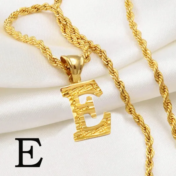 Collier Africain avec initiale élégante - vue 6