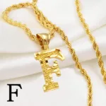 Collier Africain avec initiale élégante - vue 7