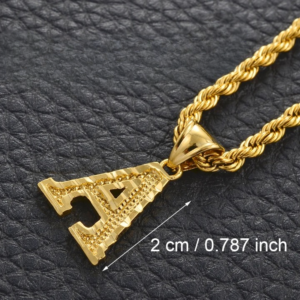 Collier personnalisé avec lettre initiale