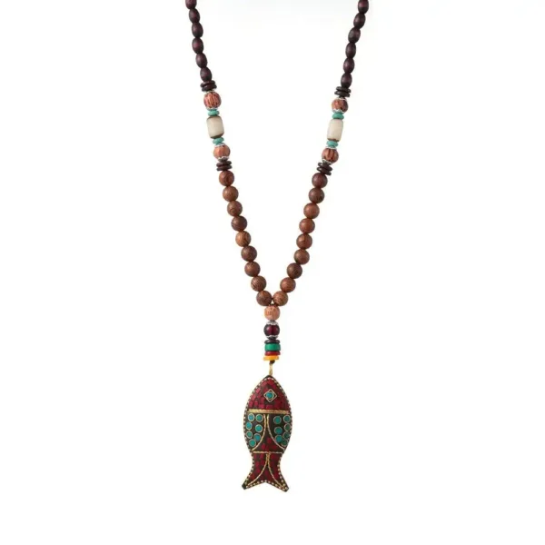 Accessoire en bois sculpté, style africain