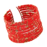 Bijou ethnic chic : collier en perles multicouches