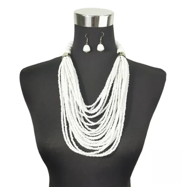 collier-africain-perles-1 Collier Africain Perles, design traditionnel en perles colorées