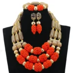 Bijou africain en corail, design authentique