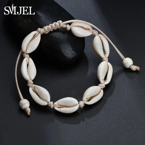 Collier chic en coquillage, parfait pour l'été