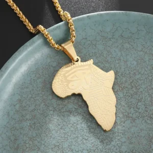 Collier Africain Oeil d'Horus en design unique