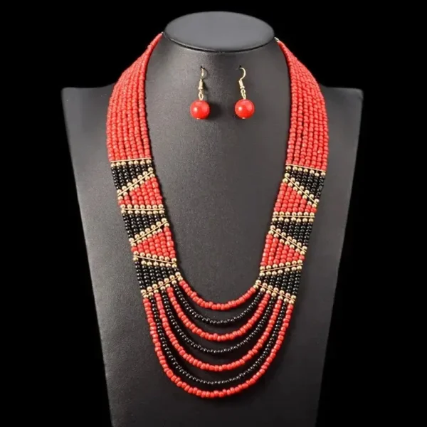 collier-de-perles-africain-1 Collier de perles africain coloré et élégant