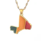 Collier pendentif Mali, accessoire africain authentique