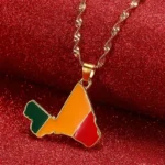 Pendentif Mali, collier inspiré par la culture africaine