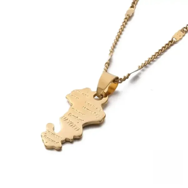collier-pendentif-mayotte-or-1 Collier Pendentif Mayotte en Or, design africain élégant