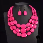 Bijou africain élégant en perles naturelles