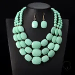 Style unique de collier en perles artisanales