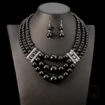Collier en perles artisanales, inspiration africaine