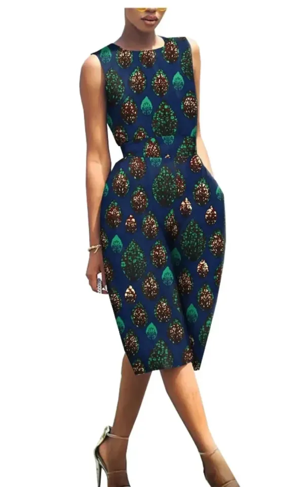 combinaison-femme-en-pagne-africain-1 Combinaison Femme Pagne Africain, élégante et colorée
