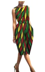 Combinaison en Pagne Africain, parfaite pour les occasions