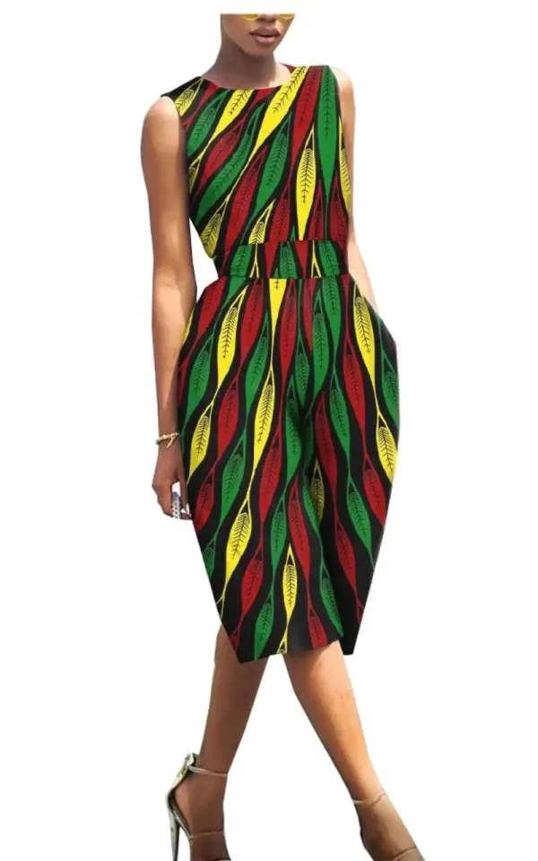 Combinaison en Pagne Africain, parfaite pour les occasions