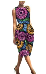 Look chic avec cette combinaison en Pagne pour femmes