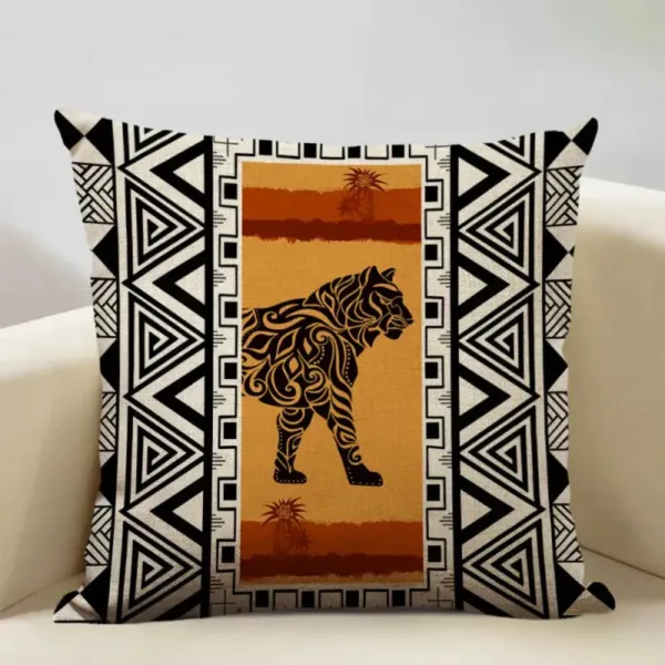 coussin-africain-motif-tigre-1 Coussin africain motif tigre