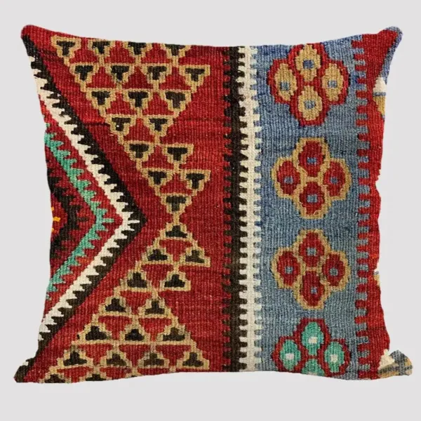 coussin-africain-rouge-et-noir-1 Coussin Africain Rouge et Noir au design élégant