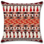 Coussin africain décoratif en tissu imperméable