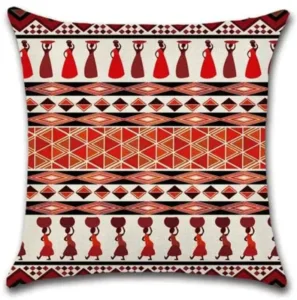 Coussin africain décoratif en tissu imperméable